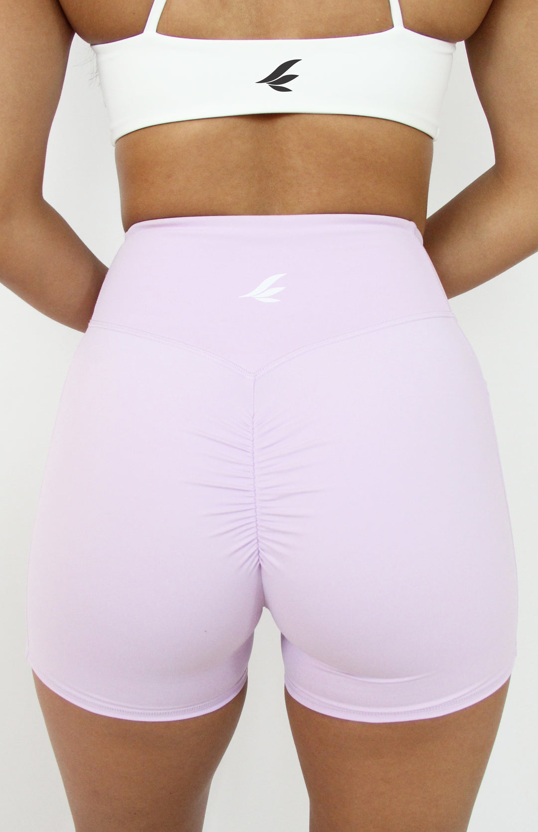 Cali Sculpt Shorts-Lilac