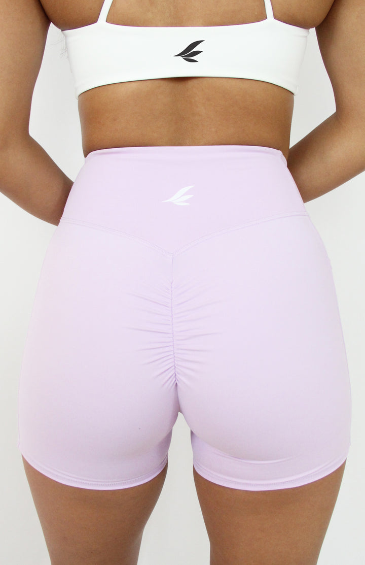 Cali Sculpt Shorts-Lilac