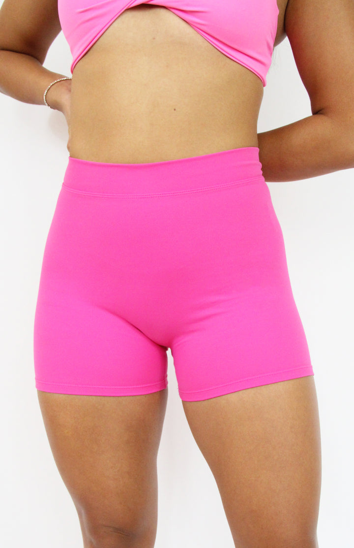 Get Moving Shorts-Barbie Pink
