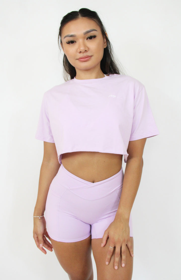 Sage T-Shirt Crop Top